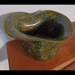 Rare Ceramic Raku Chalice/ 1960's 