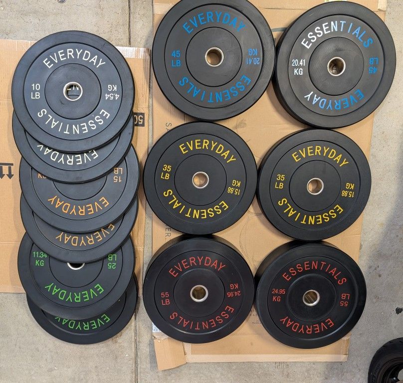 New Bumper Plate Set