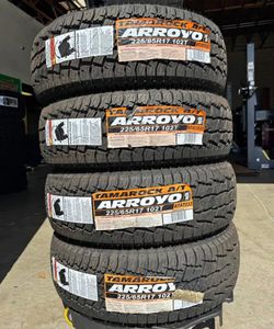225/65R17 Arroyo A/T Set 4 New Tires
