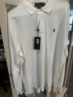 Polo Ralph Lauren Long Sleeve Cotton Mesh Polo Shirt 