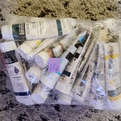 Bag full Of Liquitex Acrylic Paints