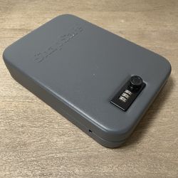 SnapSafe Combination Lock Box - Heavy Duty Steel Portable Travel Safe