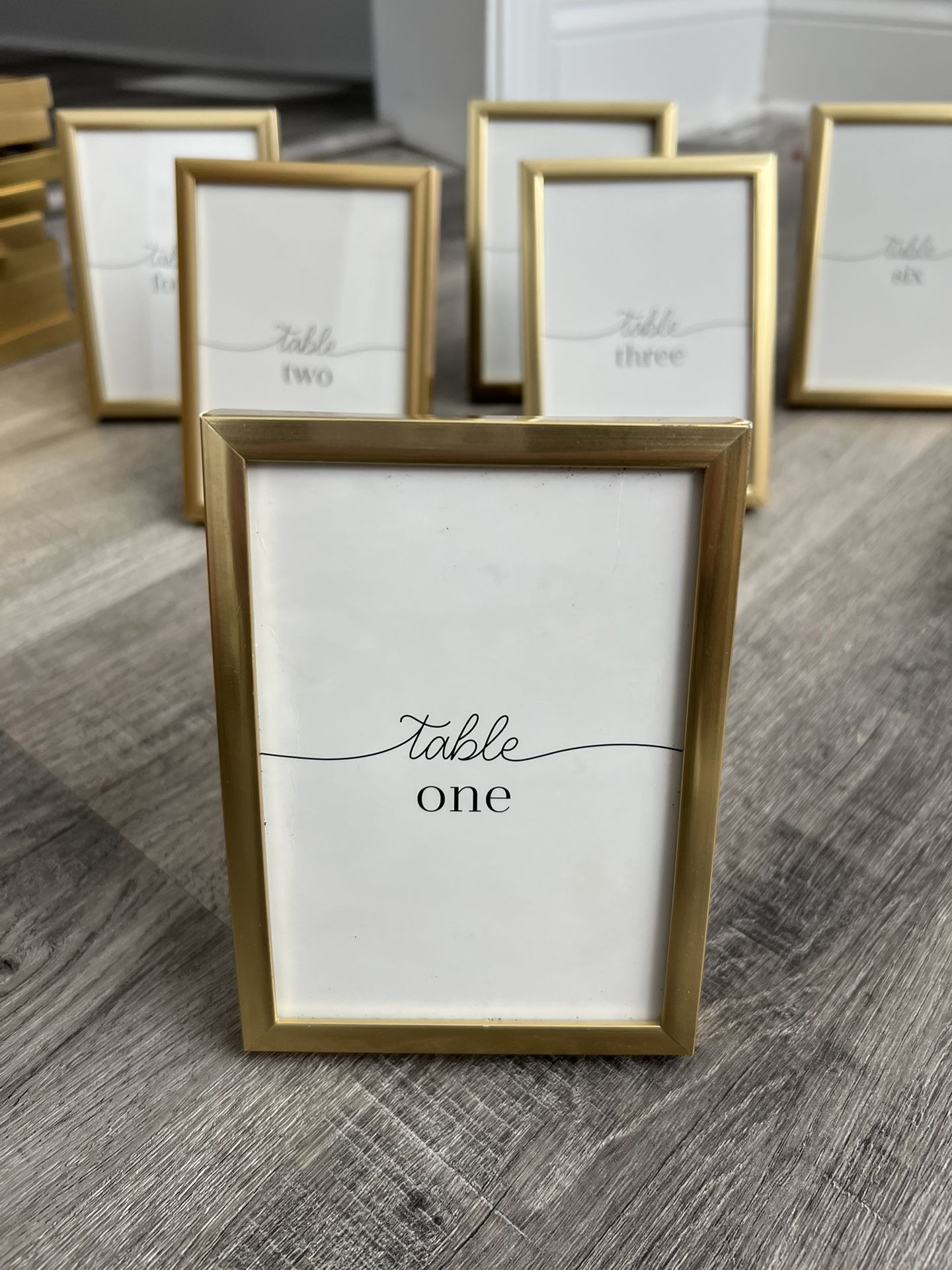 Wedding Table Signs 