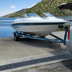 1998 Larson  186sr. Open Bow