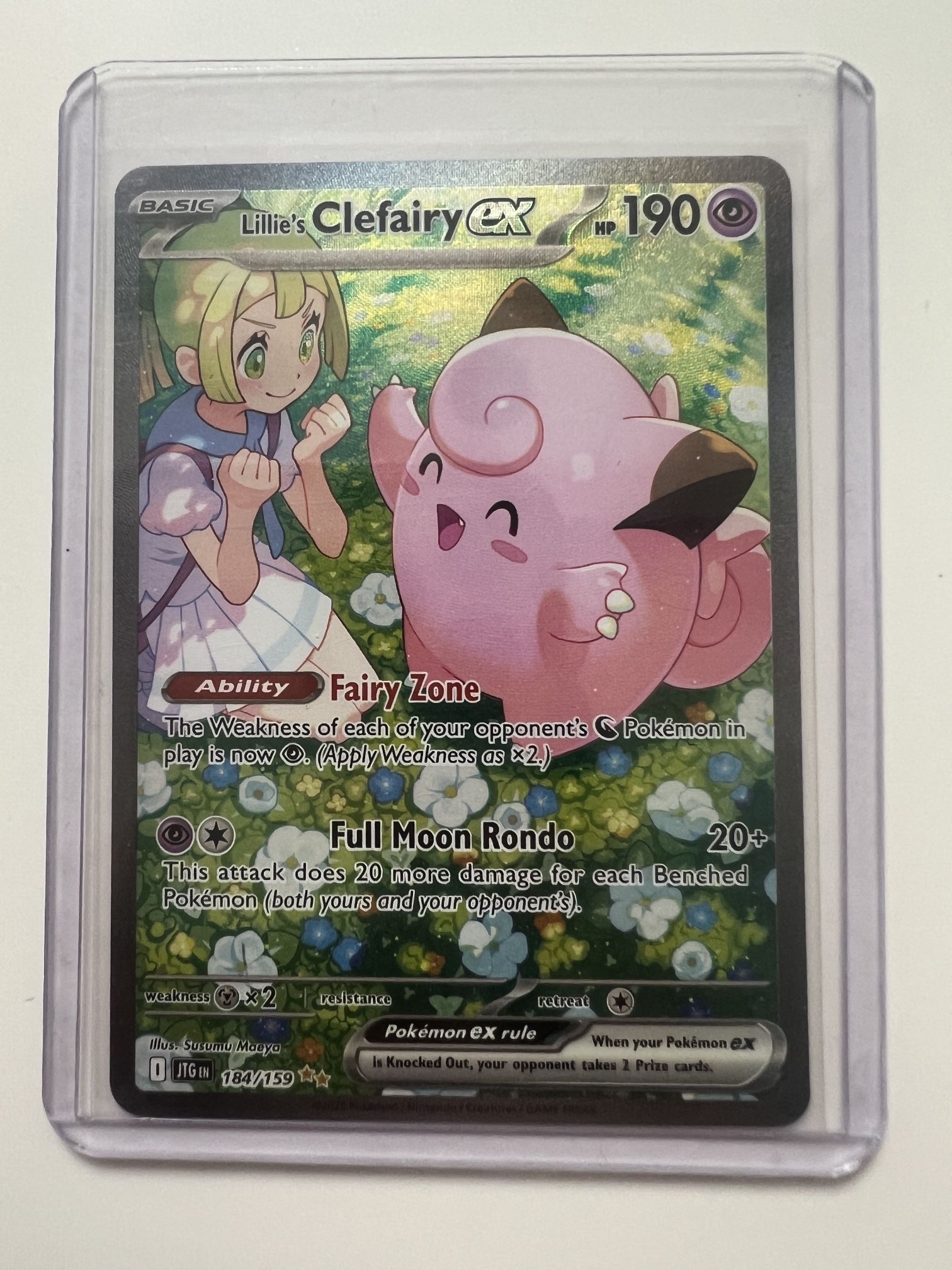 Lillie’s Clefairy ex Pokemon Journey Together