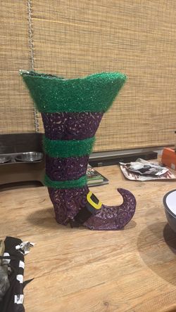 Decorative witches boot