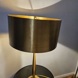 Two Gold Table lamps (1 Set)