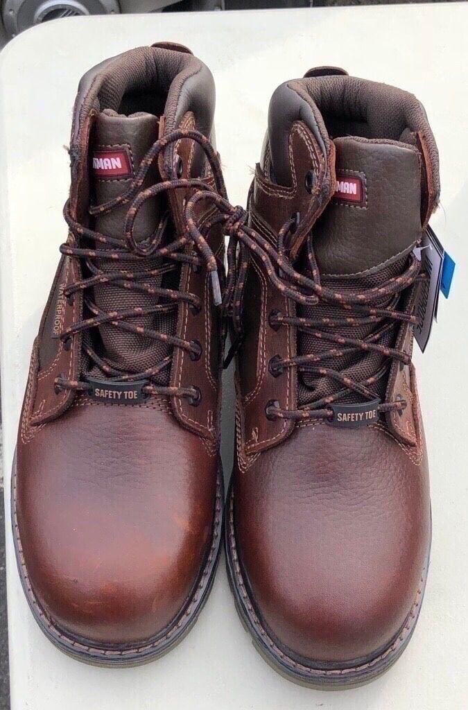 Craftsman men work boots (brown) new