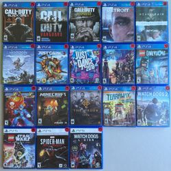 Sony PlayStation 4. PS4. PS5. Call of Duty. Watch Dogs