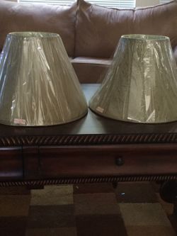Brand new lamp shades