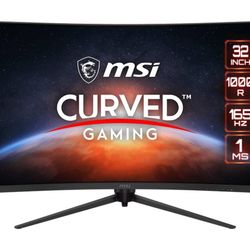 31,5” MSI Curved Gaming Monitor 165hz 