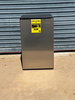 Vissani 4.3 cu. ft. Mini Refrigerator in Stainless Steel, ENERGY STAR