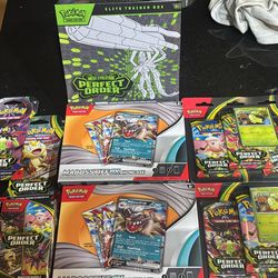 Sealed Pokemon product, ETBs, EX Showcase, Booster Bundles, single packs.