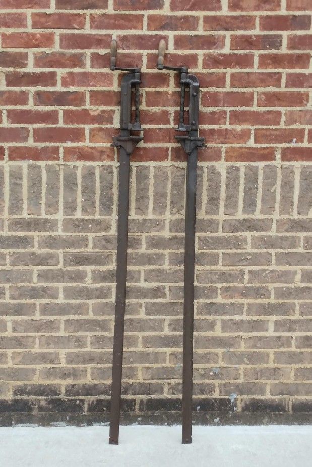Vintage Metal 5' Bar Clamps