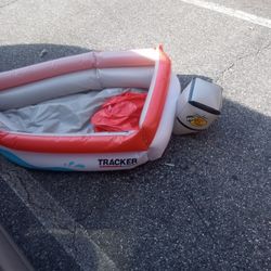 Sm  About 5'+3'kids Blowup Johnny Bass Pro Shop Tracker Boat Online Selling For $50 And Up My Price Is $30 F