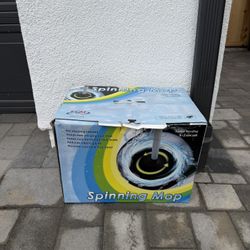 Spin Mop with 1 Mop Head Replacement