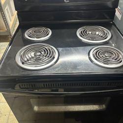 Black Used Electric Stove
