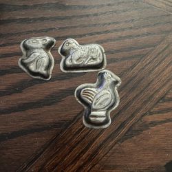 Vintage German Metal Molds Miniature 