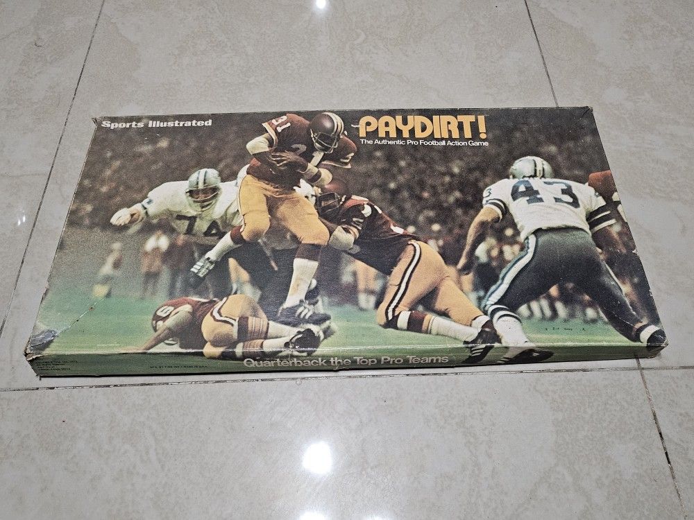 Vintage 1973 Sports Illustrated Pro Football Board Game