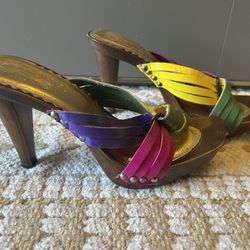 Godiva Made in Italy High Heels Women Sandals Size 7