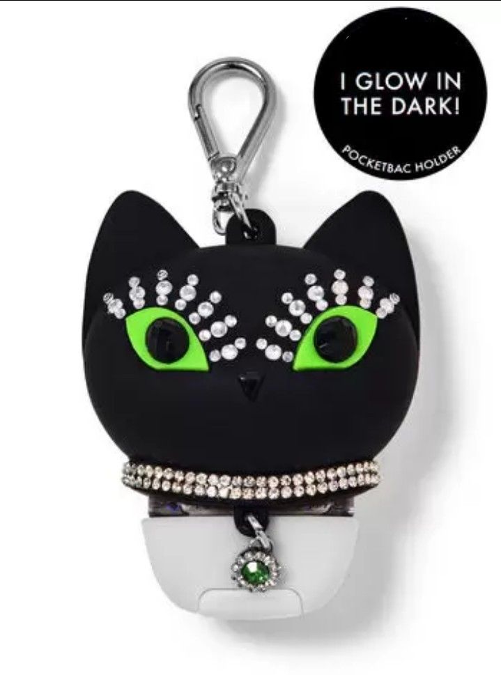 Cat Sanitizer Holder (Glows in the dark)