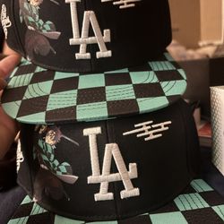 Demon Slayer Dodgers Hat Special Collab
