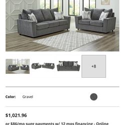 Brand New Ashley Stairatt Sofa & Loveseat