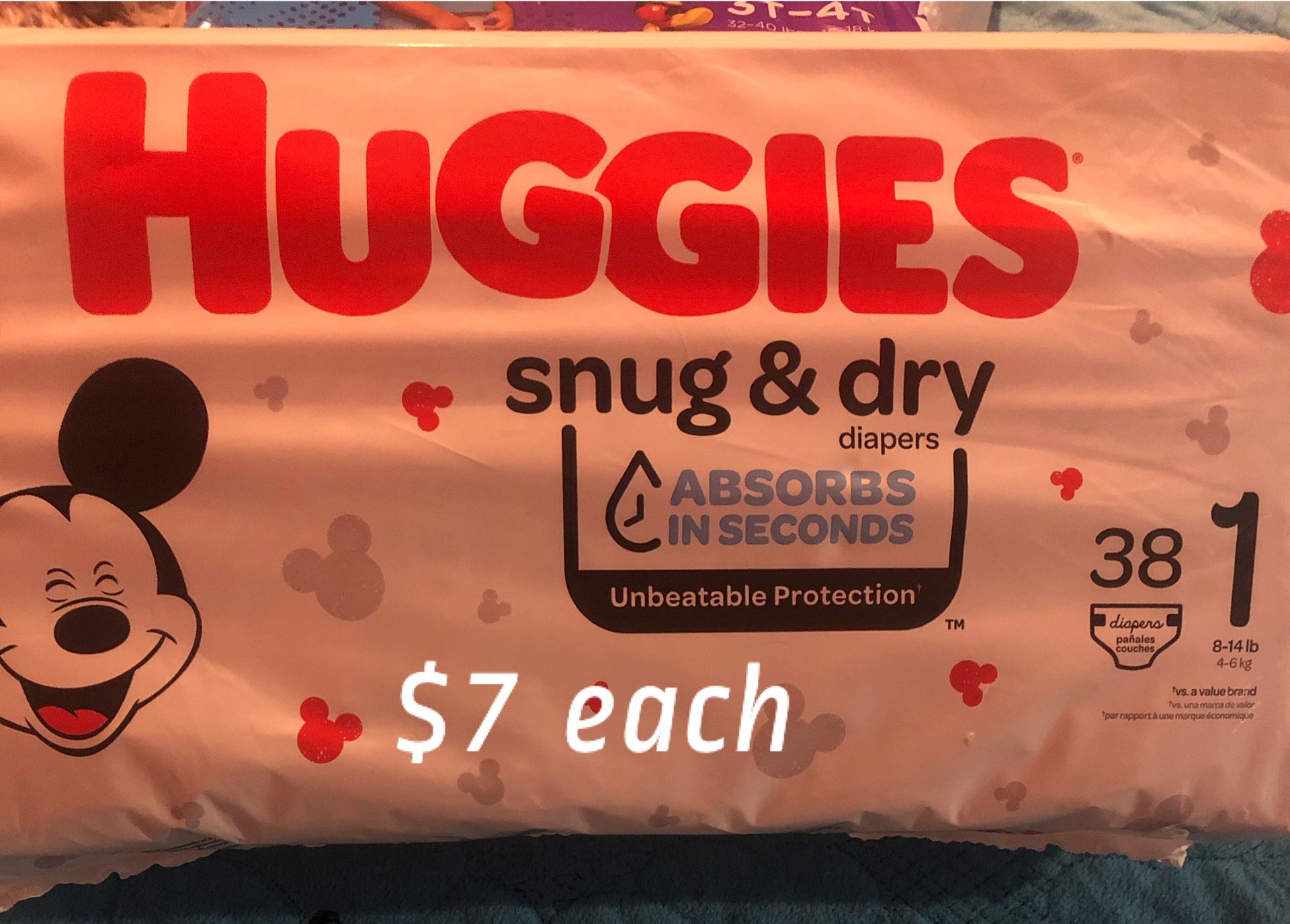 Huggies And Pull Up Diapers Size 1-2-3