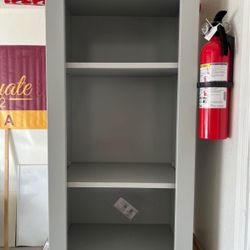 Gray Cabinet/Shelf