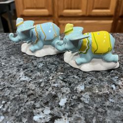 Disney Dumbo The Flying Elephant Pair of Salt & Pepper Shakers.  Brand New In Original Packaging 