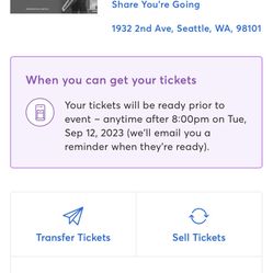 Herbie Hancock Ticket @ The Moore, seattle 