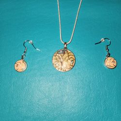 Necklace And Earrings 