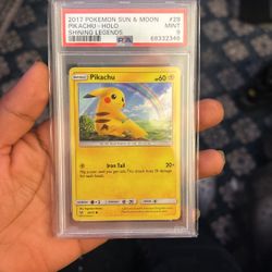 Sun And Moon Pikachu-Holo Shining Legends