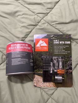 Ozark Trail 4-in-1 Camping Stove + Butane/Propane Fuel Canister (Bundle or Separate)