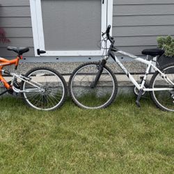 Two Mountain Bikes POWER 𝕏 and EL DORADOSPORT HARTAIL