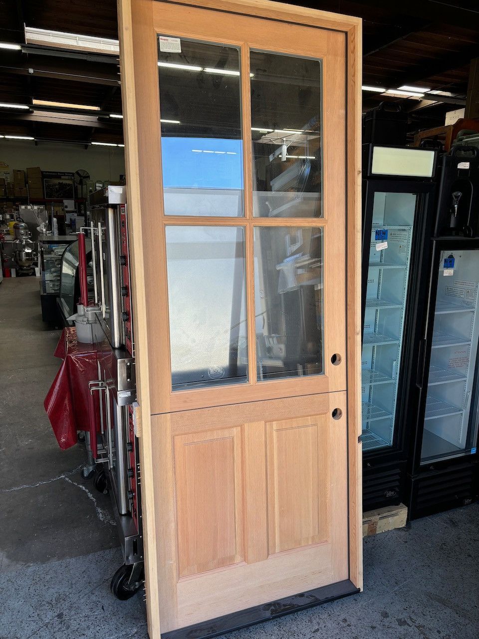New 36" x 96" Dutch Door Solid Core Simpson Exterior 3.0 x 8.0 Wood Doug Fir #2635
