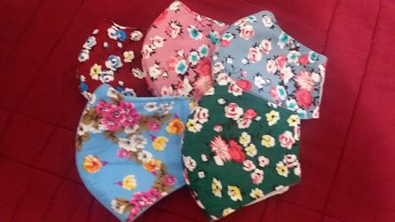 Floral face masks