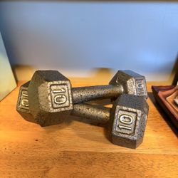 10 lb Dumbbells 
