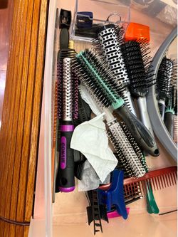 Assorted hair care products
