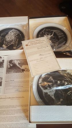 Kittens World Fine China collection of dishes