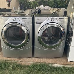Washer And Electric Dryer Brand Whirlpool Heavy Duty Everything Works 3 Months Of Guarantee