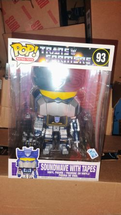 Transformers Jumbo Funko POP! Soundwave with Tapes