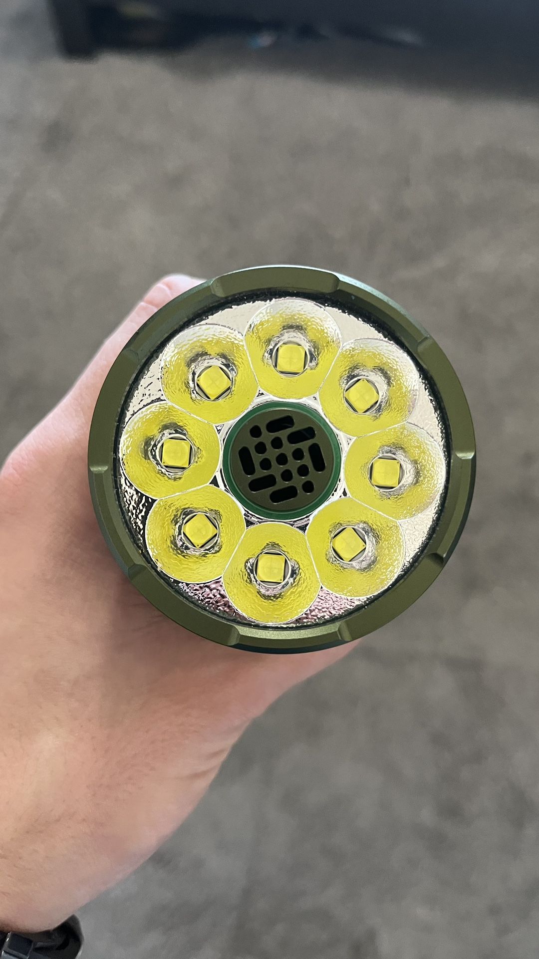 Lumintop 46950 LED Flashlight 26,000 Lumens With Built In Fan Type-c Rechargeable Power Bank