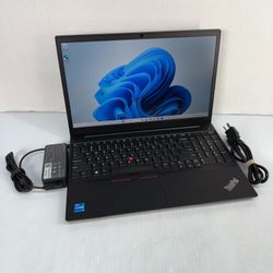 Lenovo ThinkPad E15 i5-1135G7 15.6" Windows 11 Pro Laptop 512GB SSD 16GB RAM