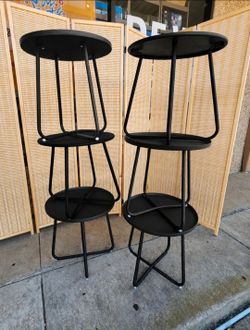 Metal side table $35 each