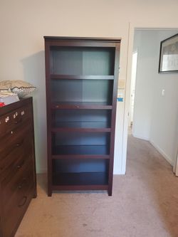 5 Shelf Bookcase - Brown