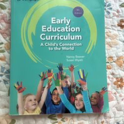 Early Education Curriculum A Childs Connection To The World 