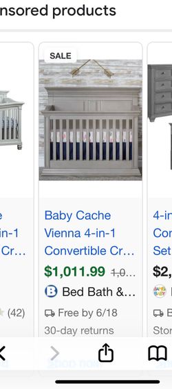 Baby Cache Vienna 4-in-1 Convertible Crib to Full Bed