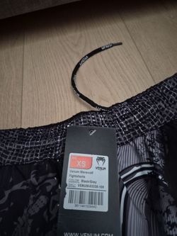 Venum Werewolf Fightshorts Black/Grey XS