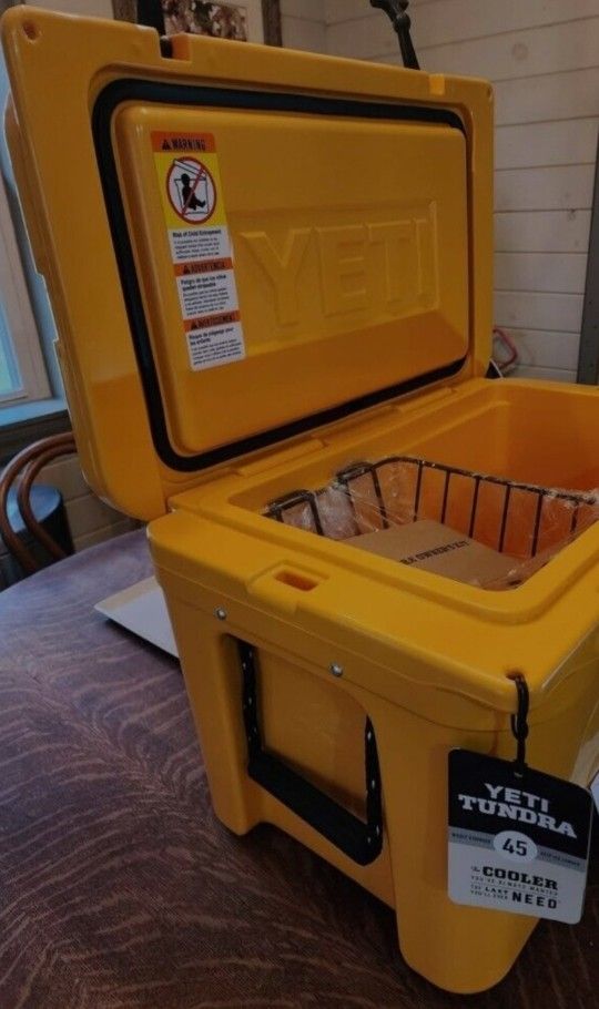 Yeti Tundra 45 Alpine Yellow Brand New with Tags